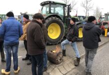 Boeren vertrokken na blokkade distributiecentrum