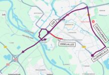 Ruim een week omrijden door afsluiting IJsselallee