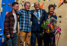 Onno Kuiper geridderd tijdens 30-jarig jubileum klimcentrum Yosemite