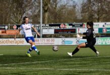 Na zware beenbreuk scoort Lisa-Marie weer voor ZAC: ‘Ik kan het nog’